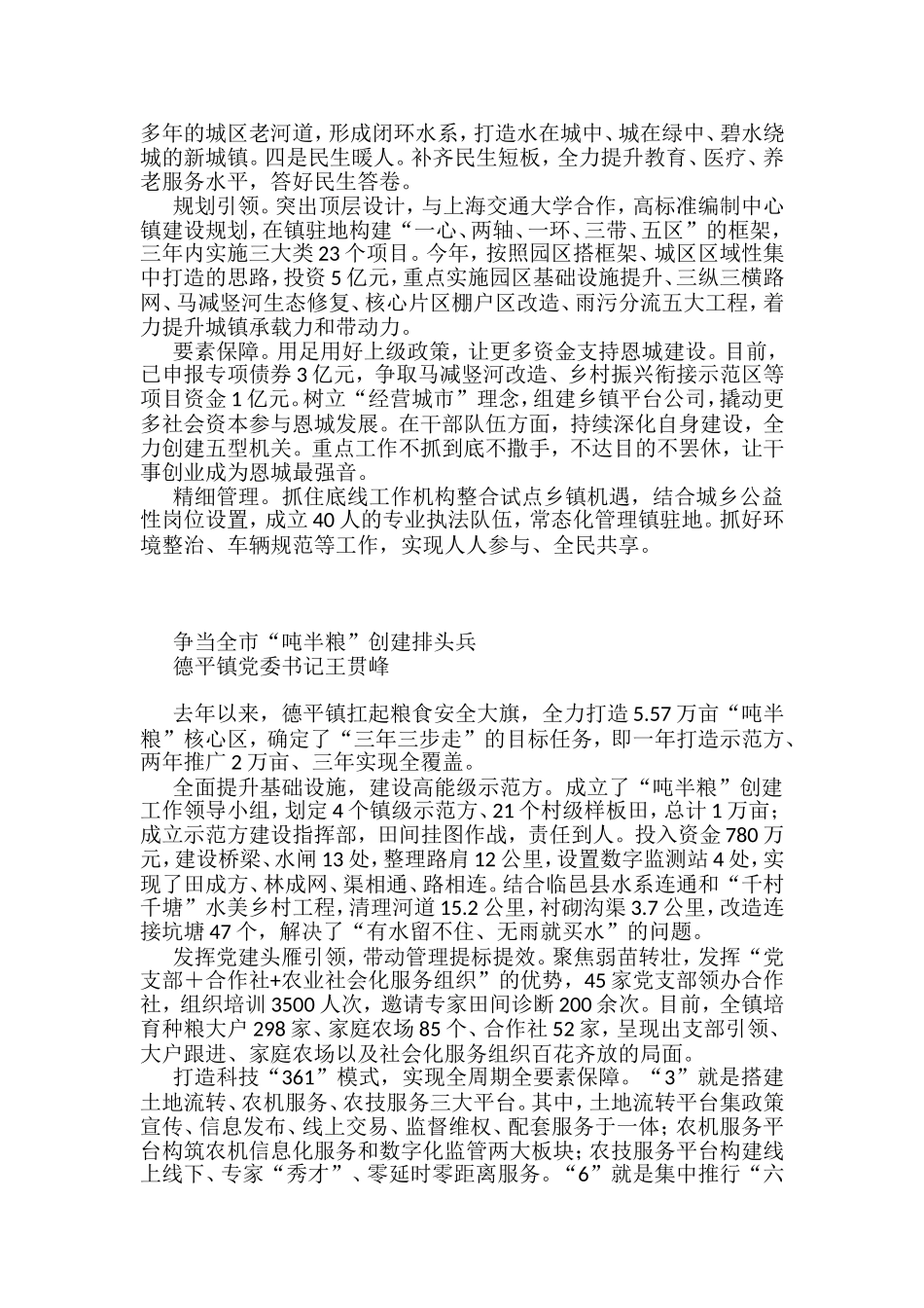 2022年市乡村振兴重点工作推进视频会议发言汇编_第3页