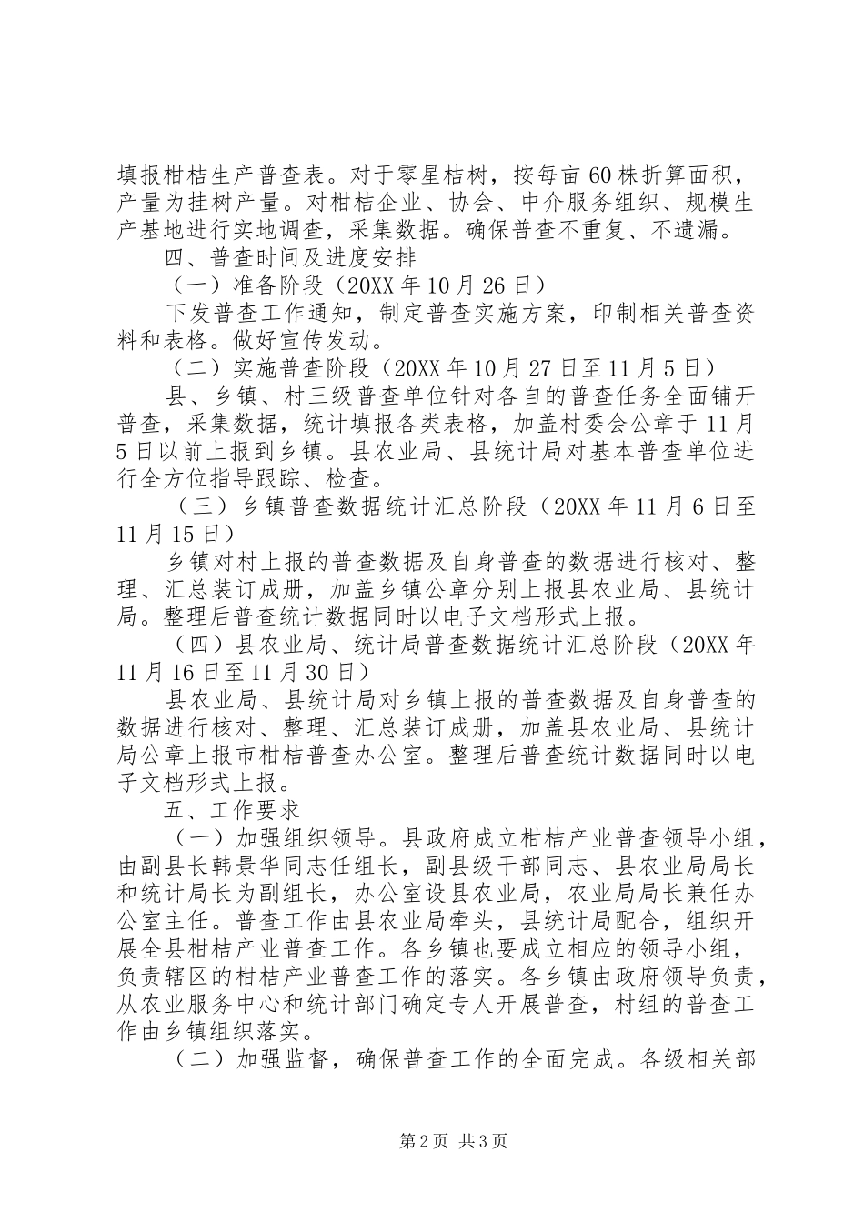 2024年柑桔产业调查工作实施办法_第2页
