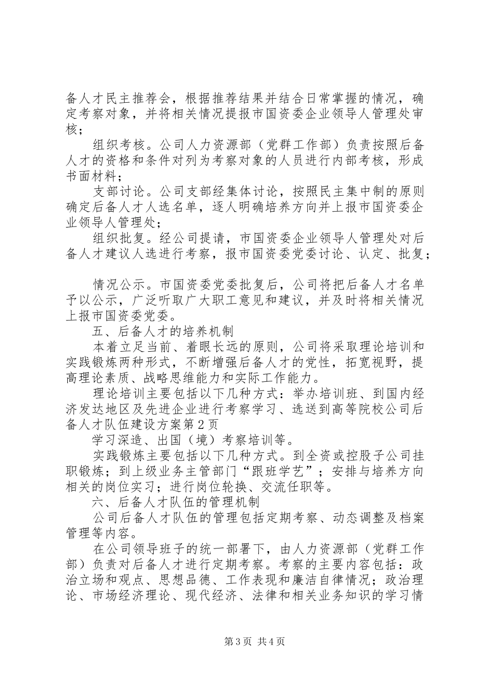 2024年公司后备人才队伍建设方案_第3页