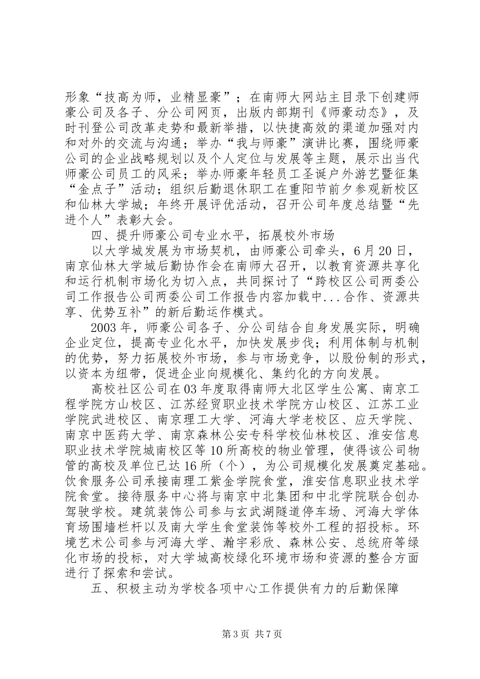 2024年公司两委公司工作报告_第3页