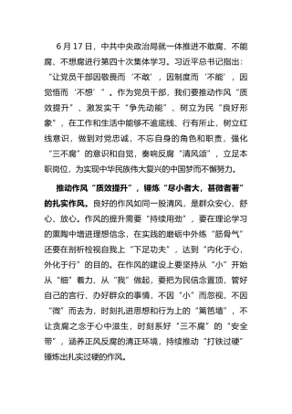 反腐败斗争研讨交流：以“三不腐”自觉奏响反腐“清风颂”