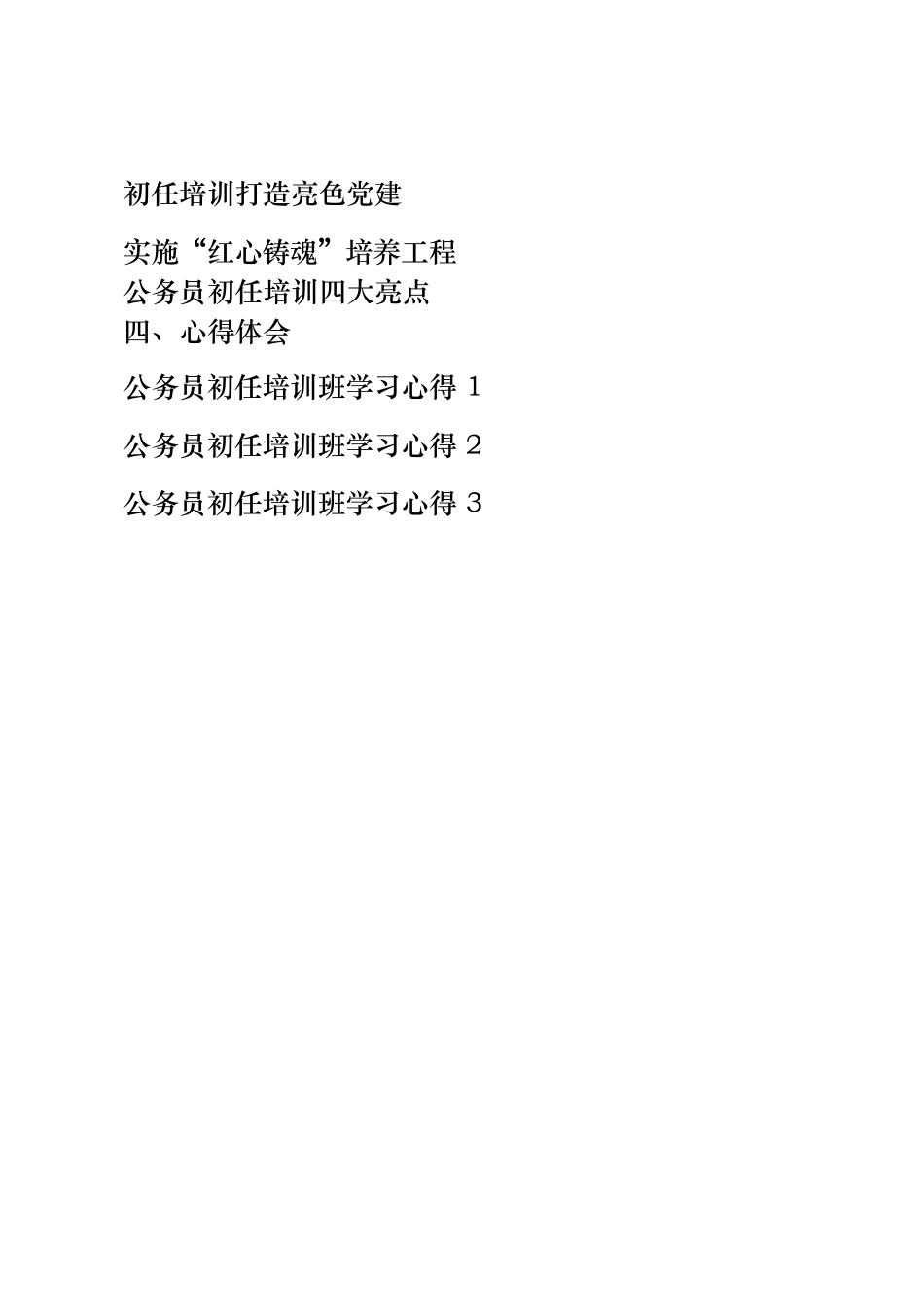 19篇新入职公务员培训讲话、交流发言、经验信息、心得体会全套资料_第3页