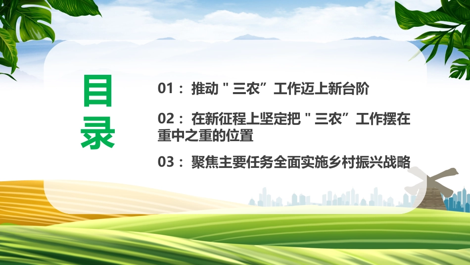 扎实做好三农工作全面推进乡村振兴PPT_第3页