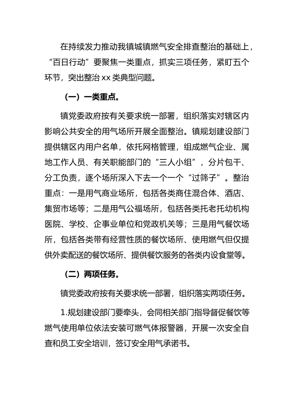 城镇燃气安全整治“百日行动”实施方案.._第2页