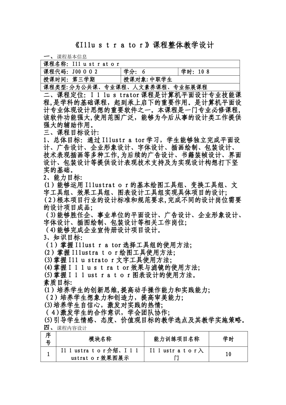 2024年AI课程整体教学设计_第1页