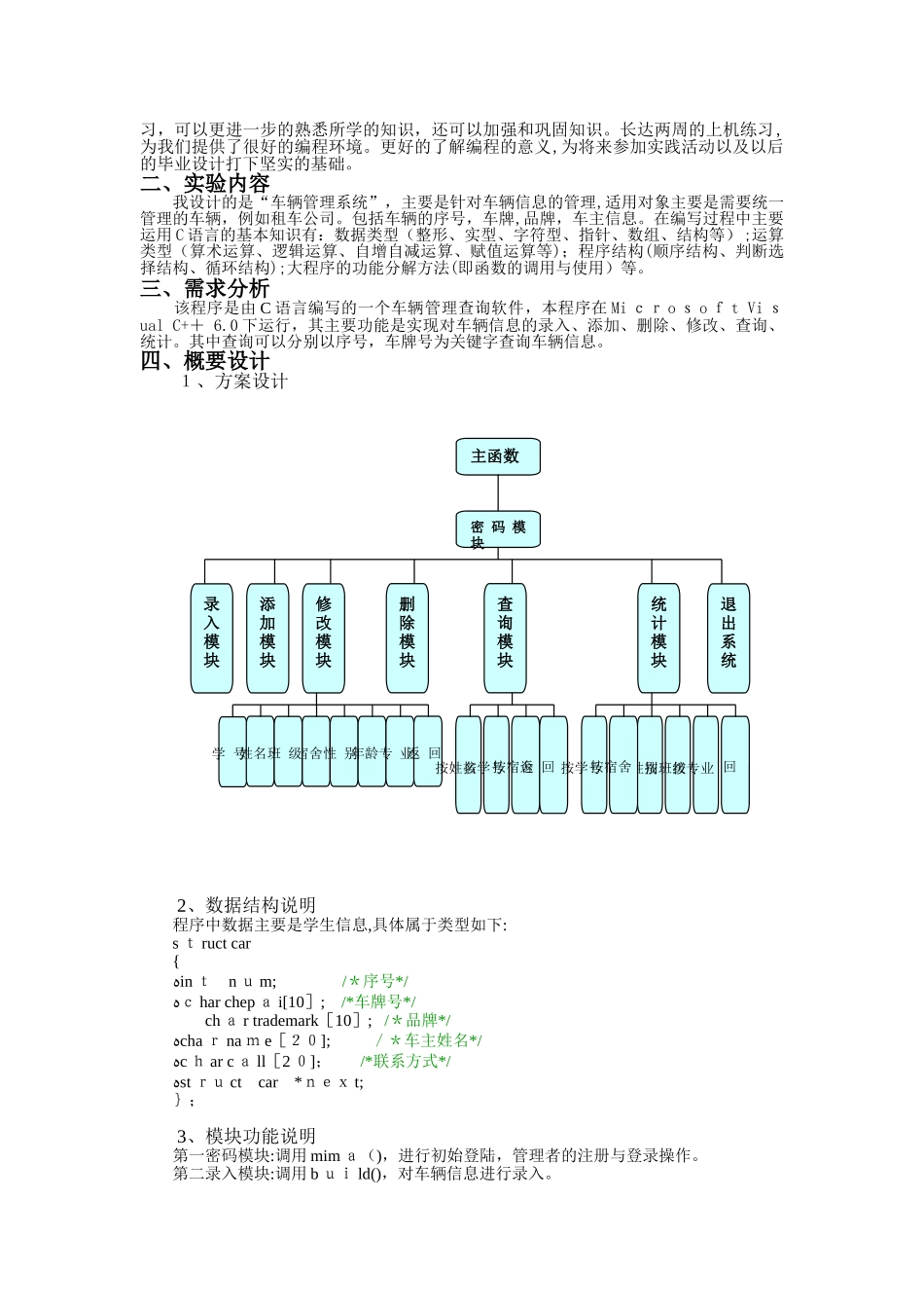 2024年c语言课程设计报告宿舍管理系统_第2页