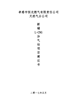 2024年L-CNG加气站项目建议书