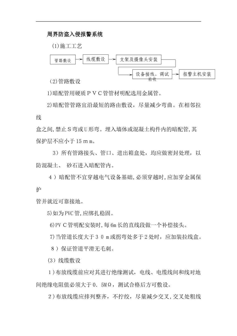 2024年周界防盗报警系统施工组织设计方案_第1页