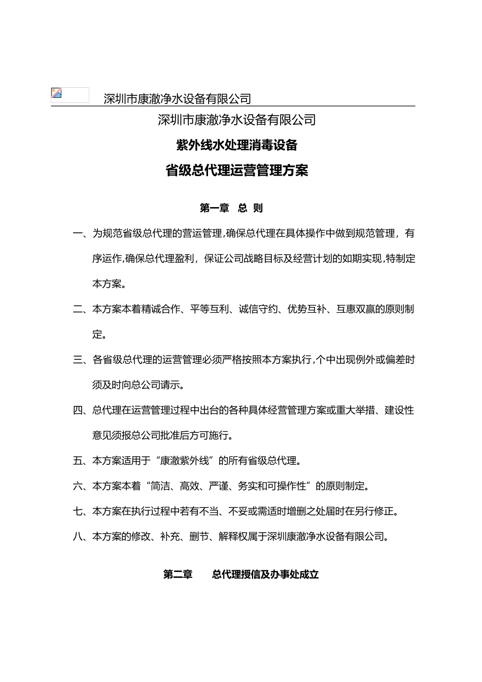 2024年总代理运营管理及方案_第2页