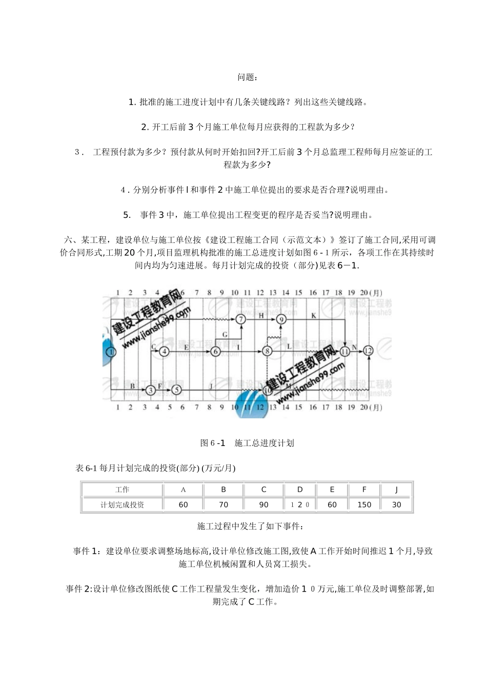 2024年监理工程师执业资格考试案例分析模拟真题及答案_第2页