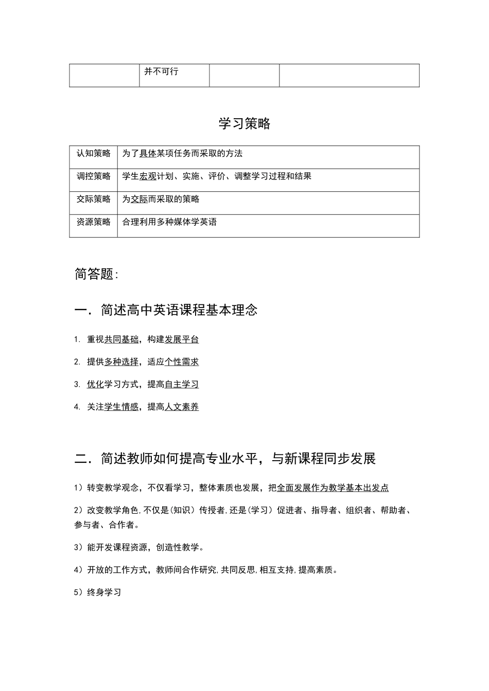 2024年教师资格证高中英语学科知识点归纳总结_第3页