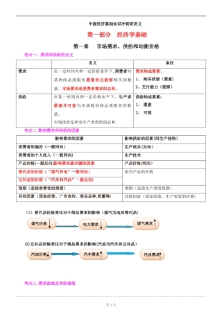 2024年经济师基础正在