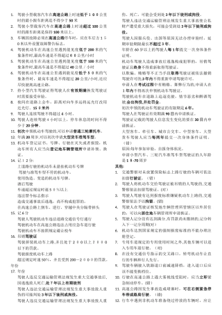 2024年科目一考试总结