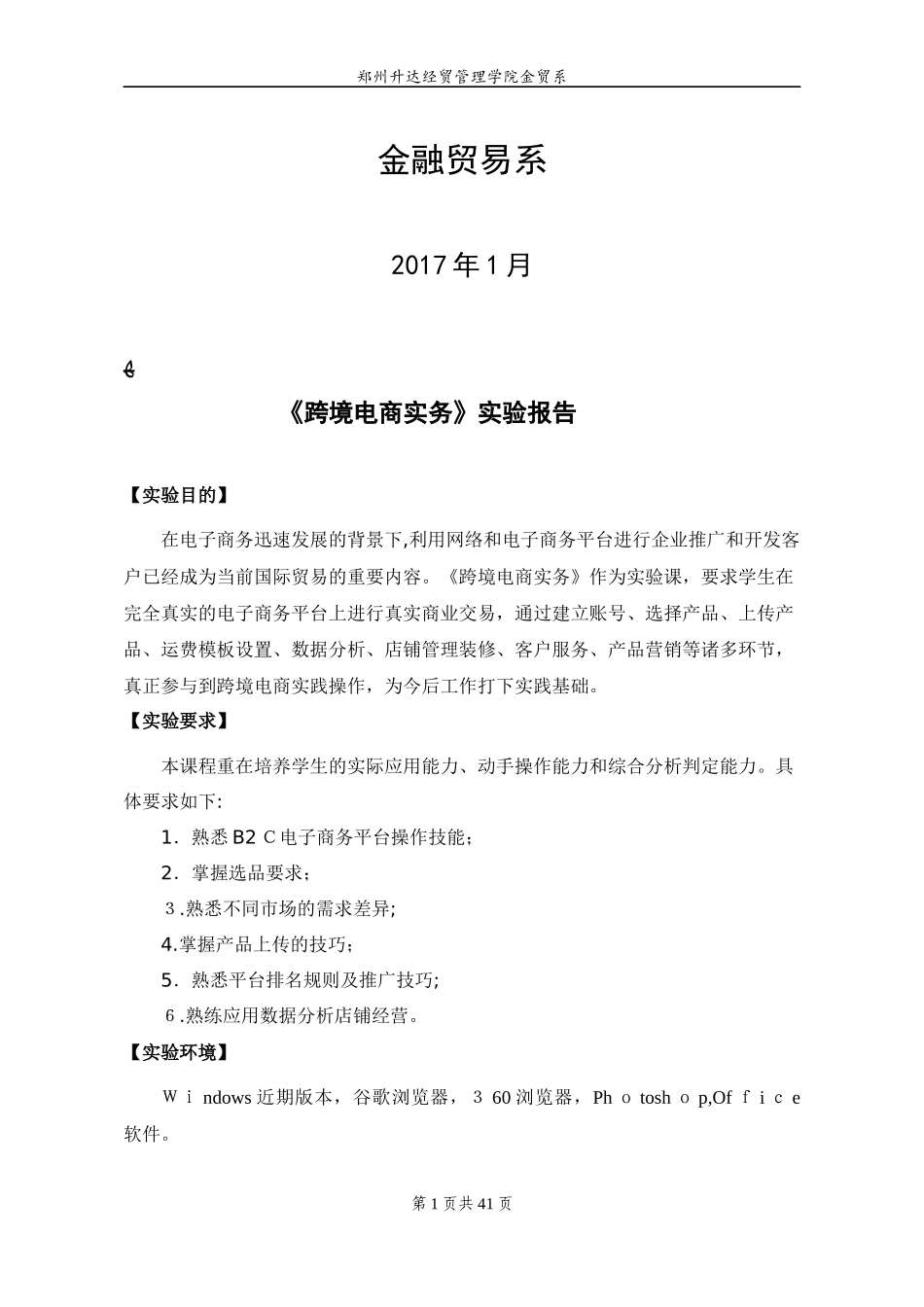 2024年跨境电商实验报告_第2页