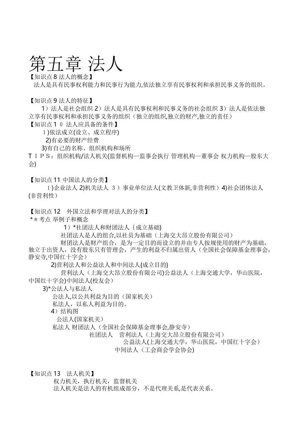 2024年民法总论知识点重点整理全_第3页