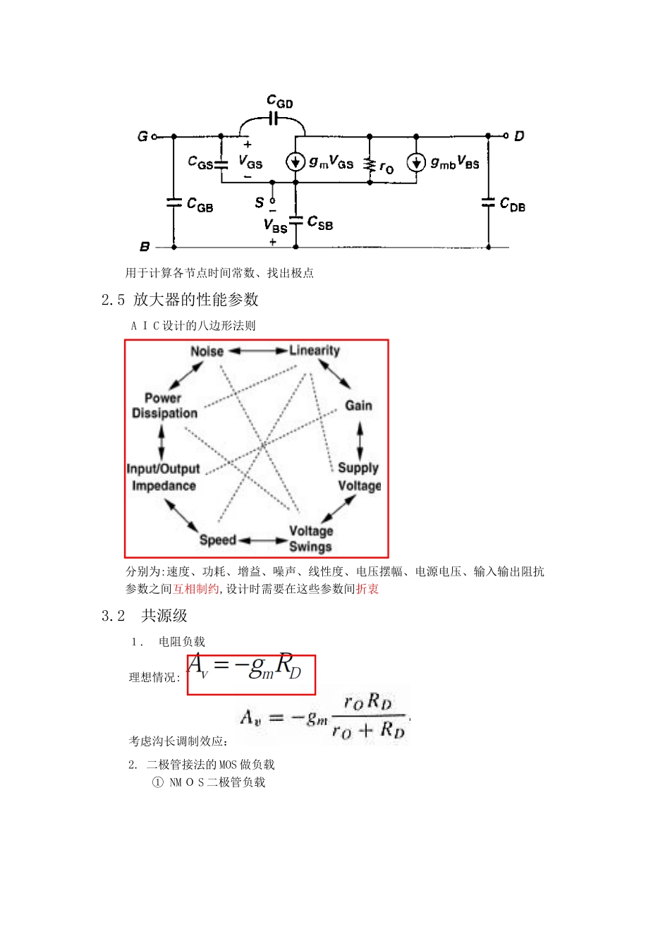 2024年模拟集成电路设计复习笔记_第3页