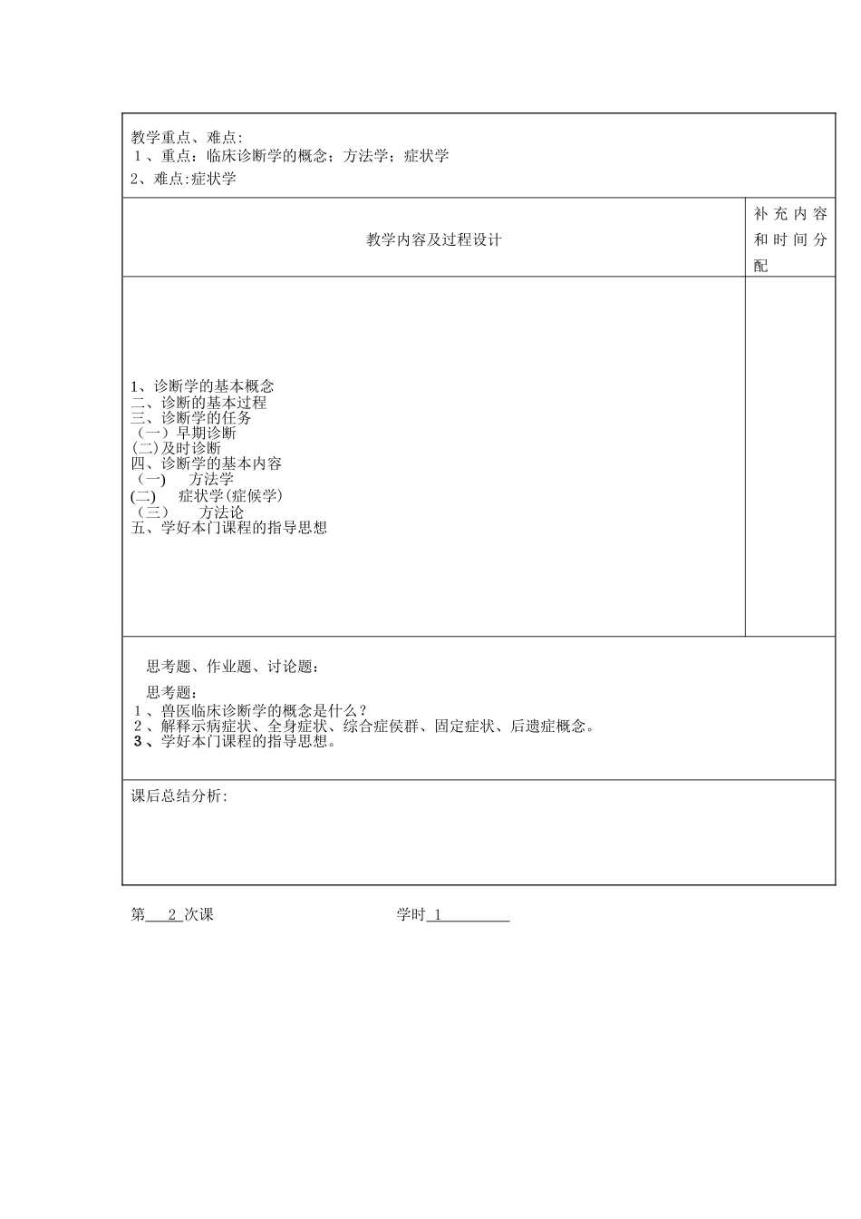 2024年兽医临床诊疗技术教案_第3页