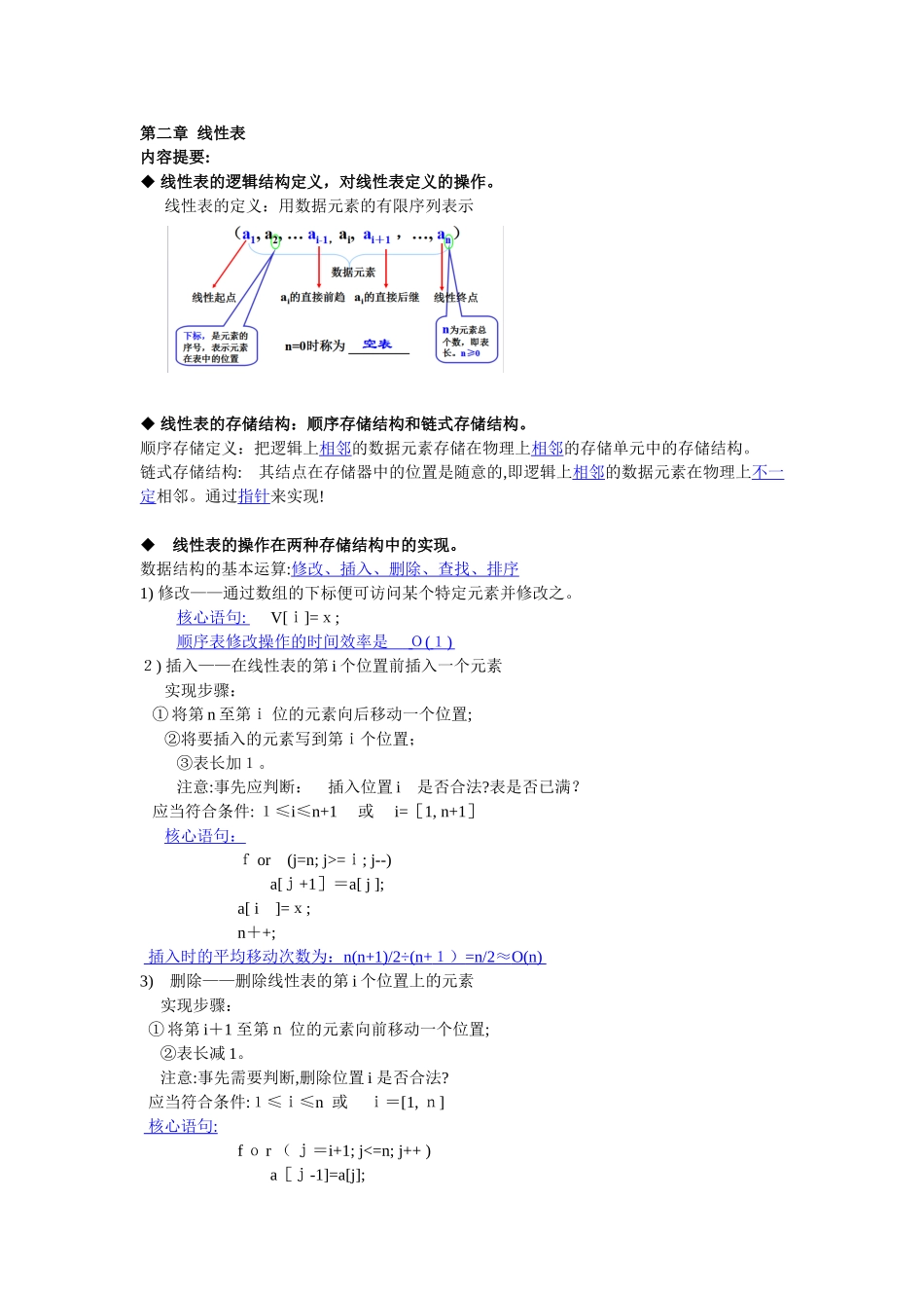 2024年数据结构知识点全面总结精华版_第2页