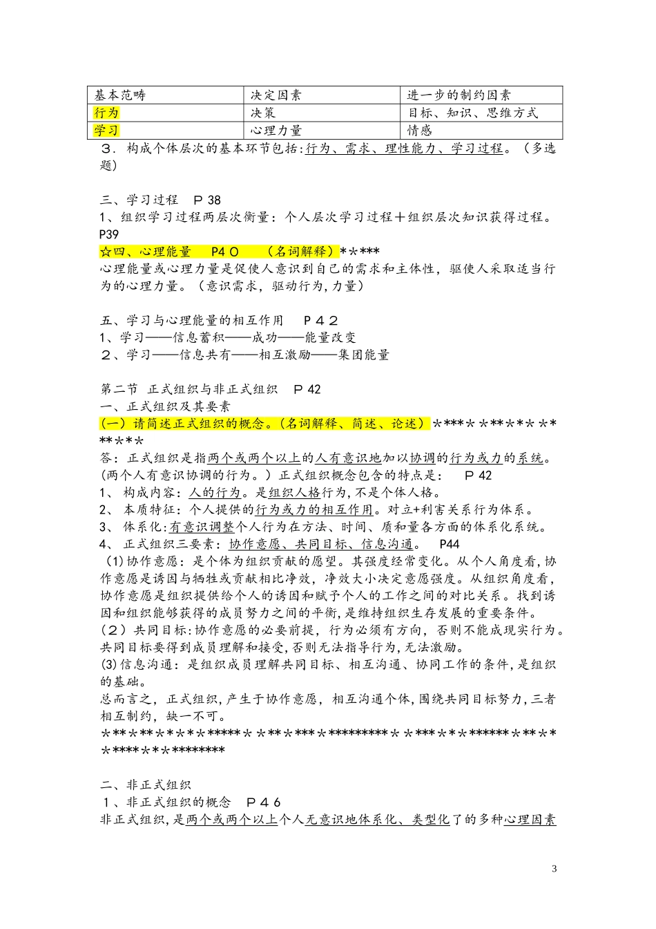 2024年同等学力工商管理大纲重点整理_第3页