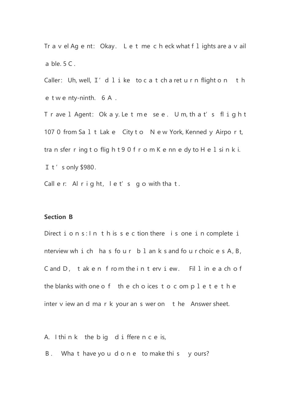 2024年同等学力申硕统考英语卷一模拟真题_第3页