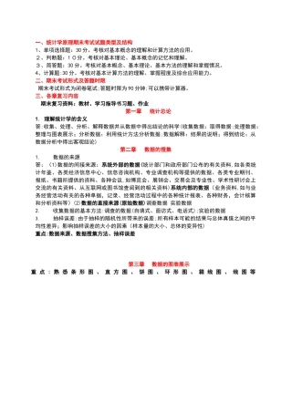 2024年统计学第六版人大版复习笔记