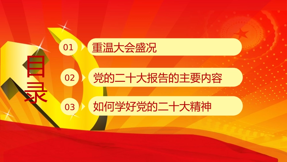 党的大会精神学习宣讲ppt课件_第2页