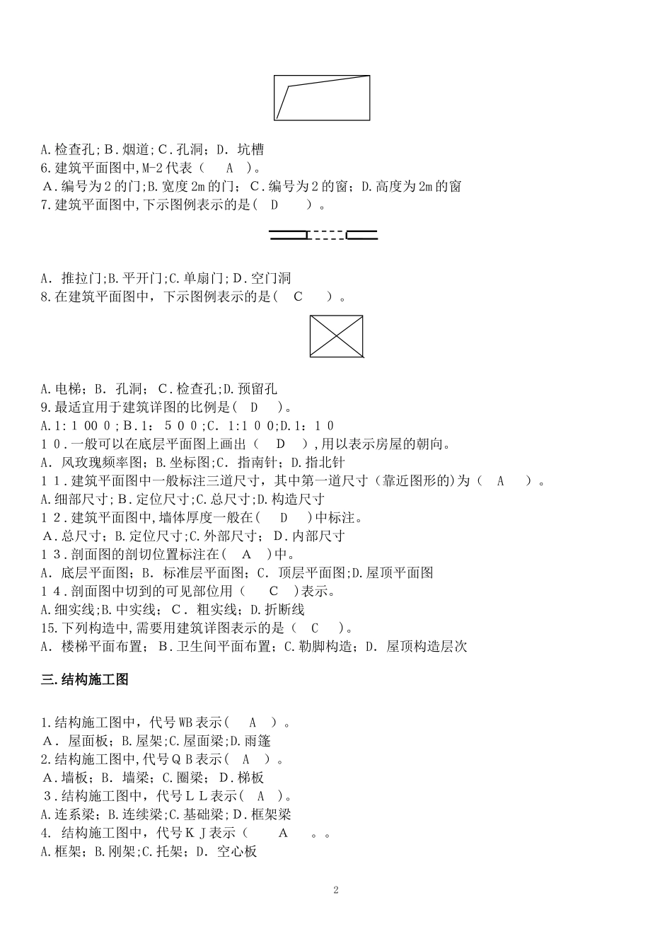 2024年土建质量员试题及其答案_第2页