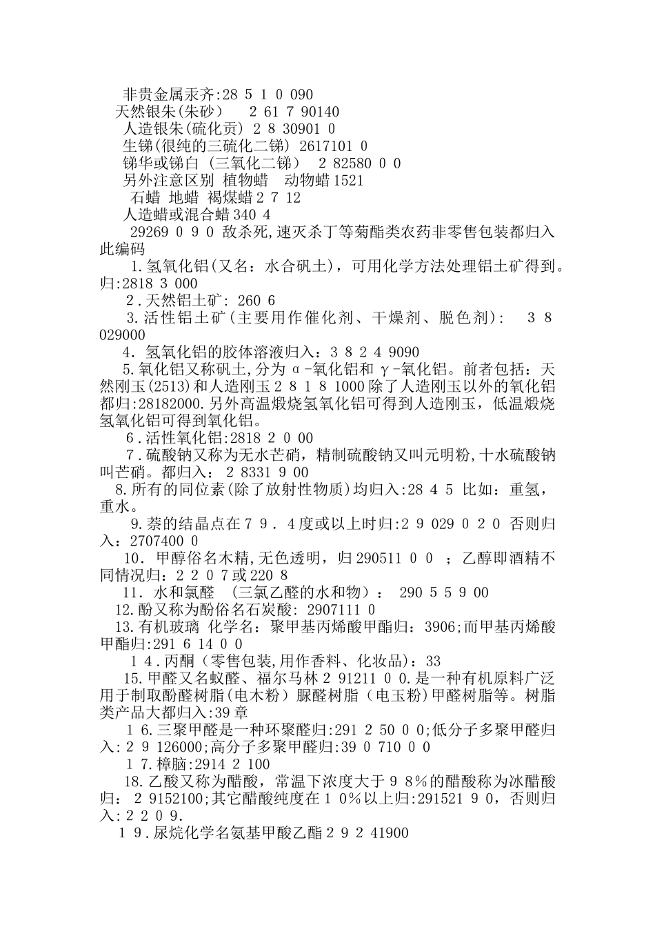 2024年外贸知识报关员考试商品编码化学品编码资料_第3页