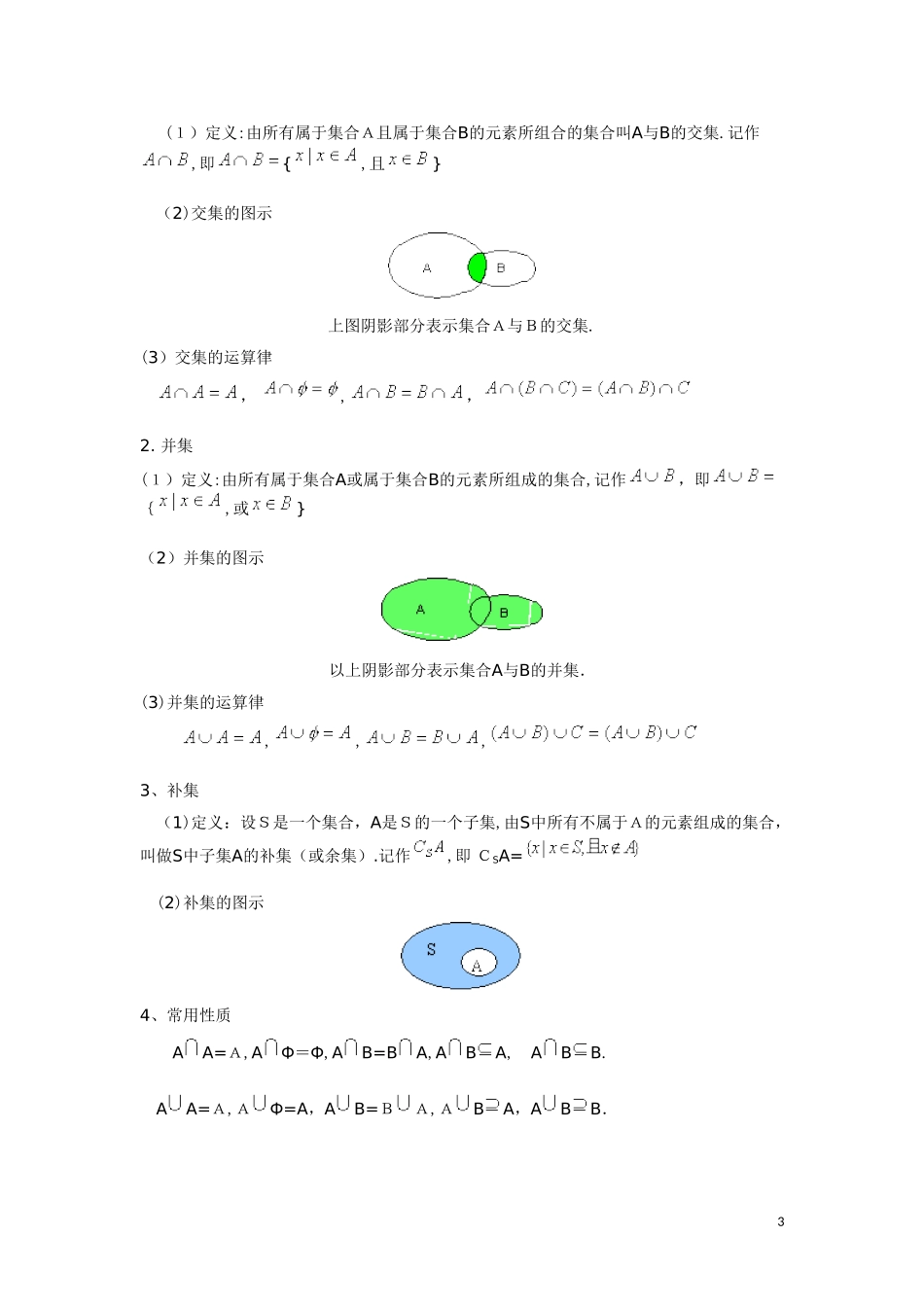 2024年完整版集合知识点归纳_第3页