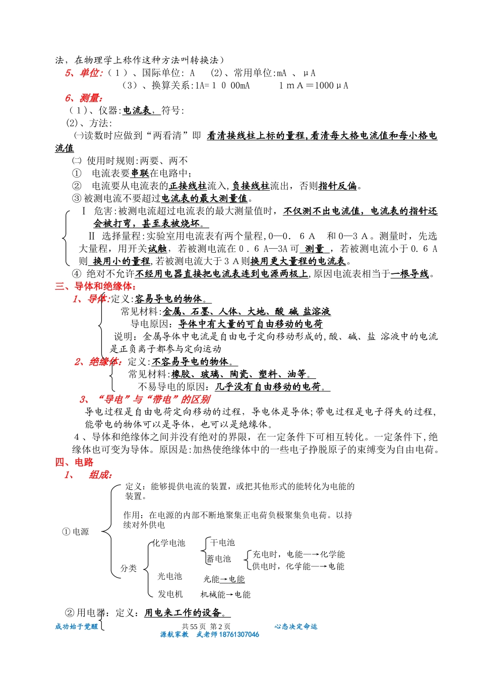 2024年物理电学知识点总结_第2页