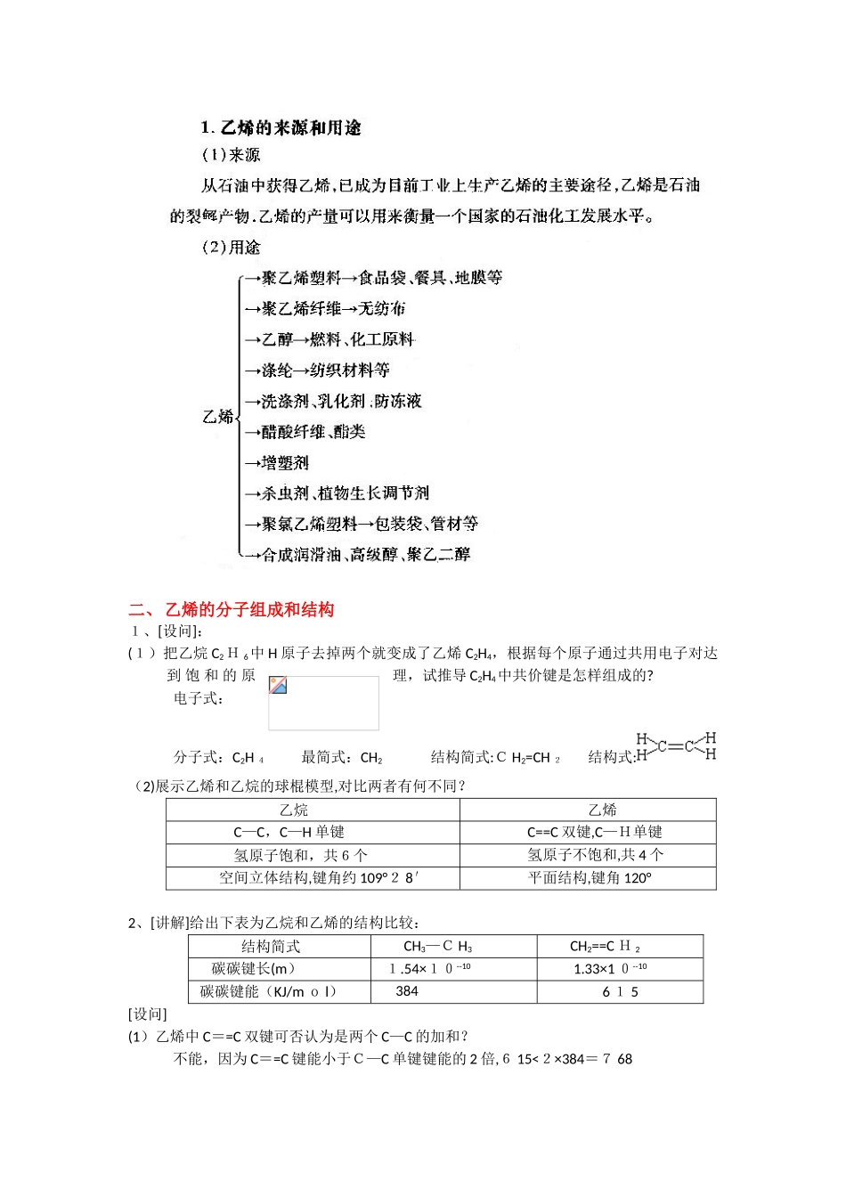 2024年烯烃的知识点总结_第2页