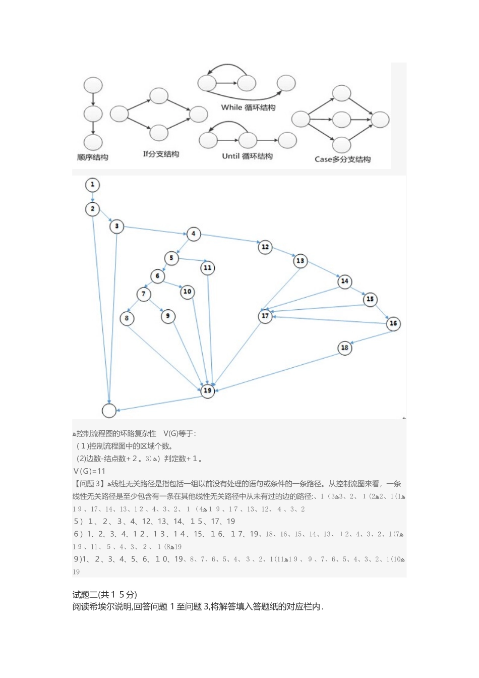 2024年下半年软件评测师下午模拟真题含答案_第3页