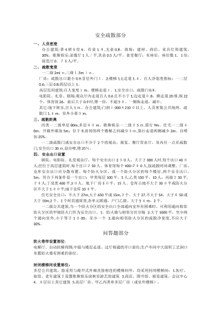 2024年消防工程师要点总结