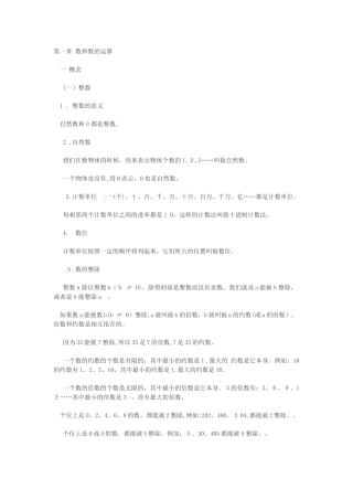 2024年小升初数学复习重点