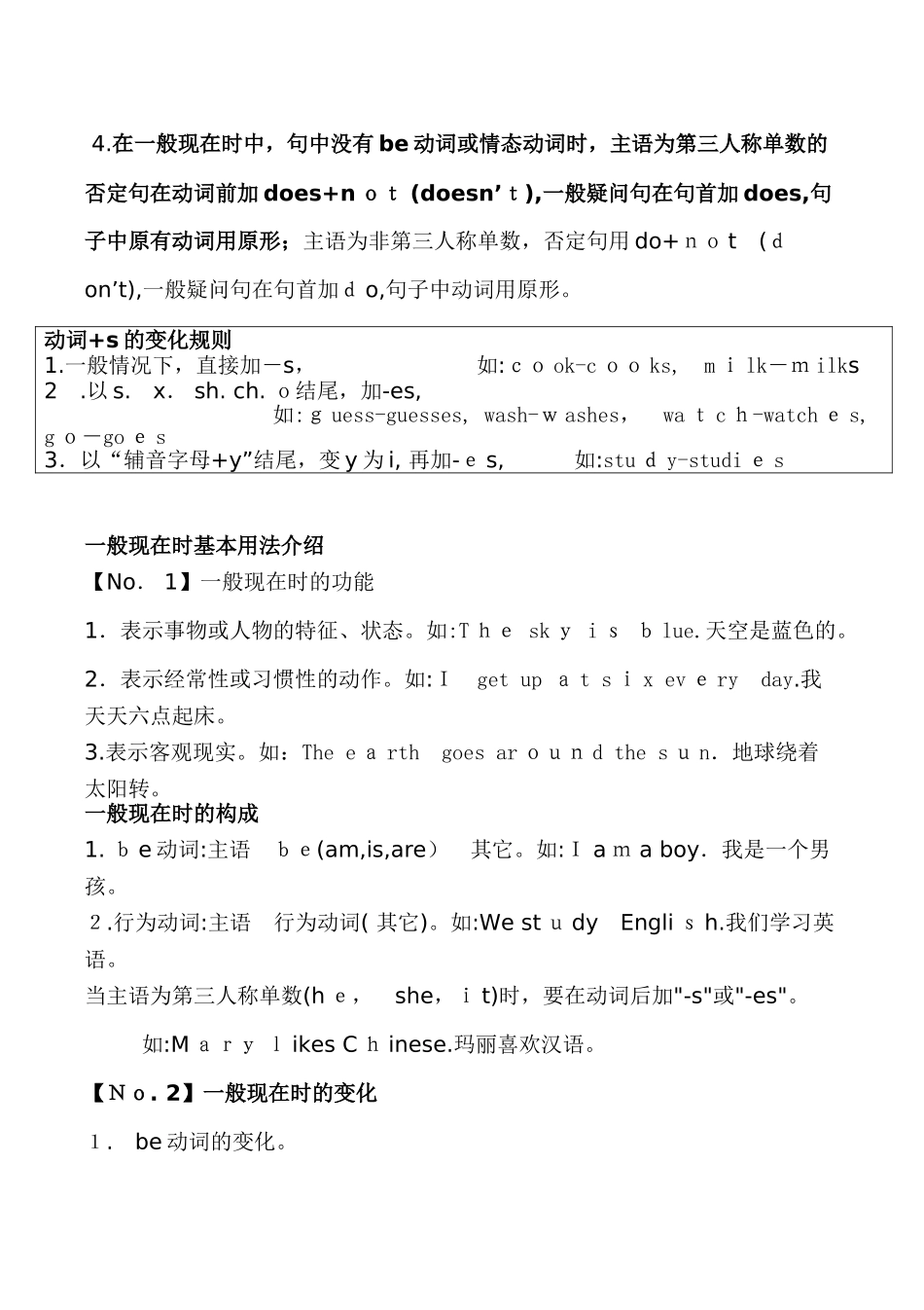 2024年小升初英语知识点归纳总结_第2页
