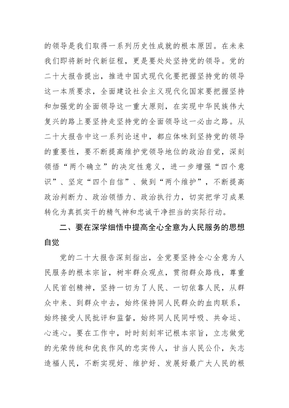 议程二4：XX学习二十大研讨发言_第2页