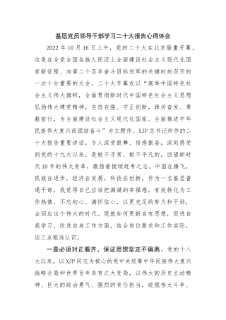 议程二6：XX学习二十大研讨发言