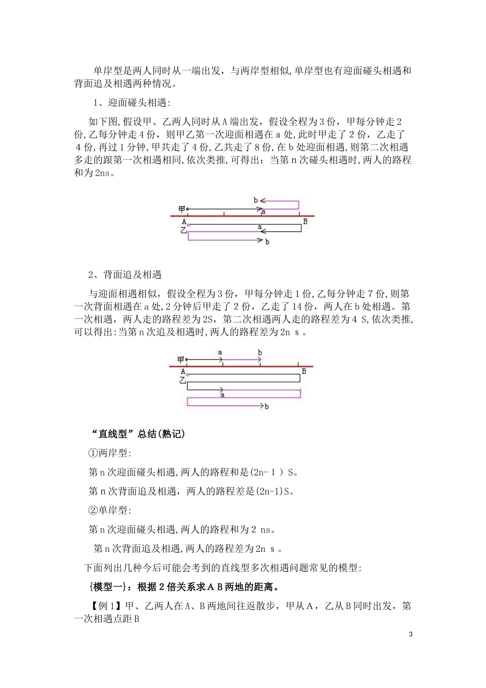 2024年小学奥数行程问题类型归纳及解题技巧总结_第3页