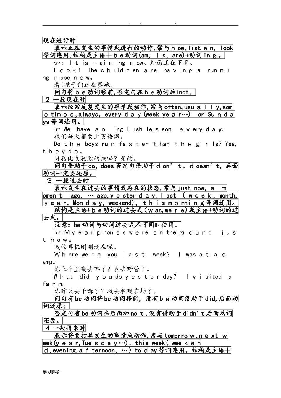 2024年小学英语知识点归纳总结_第1页