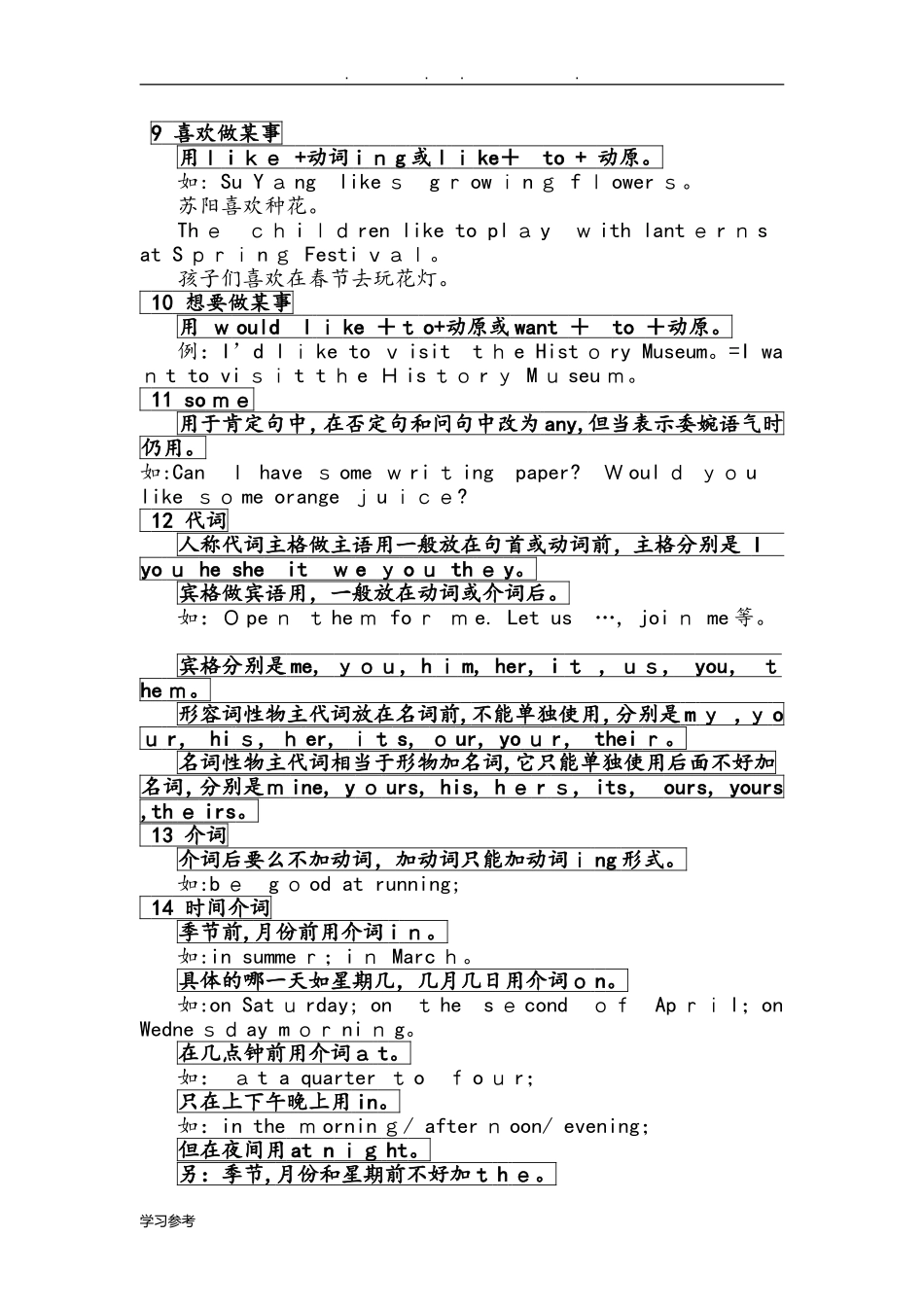2024年小学英语知识点归纳总结_第3页