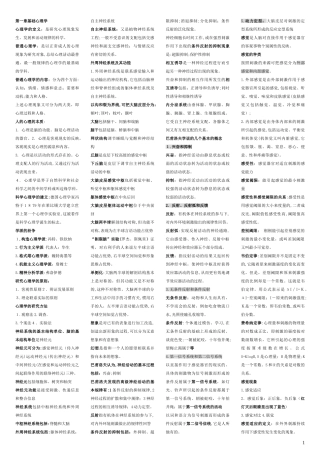 2024年心理咨询师三级考试复习资料