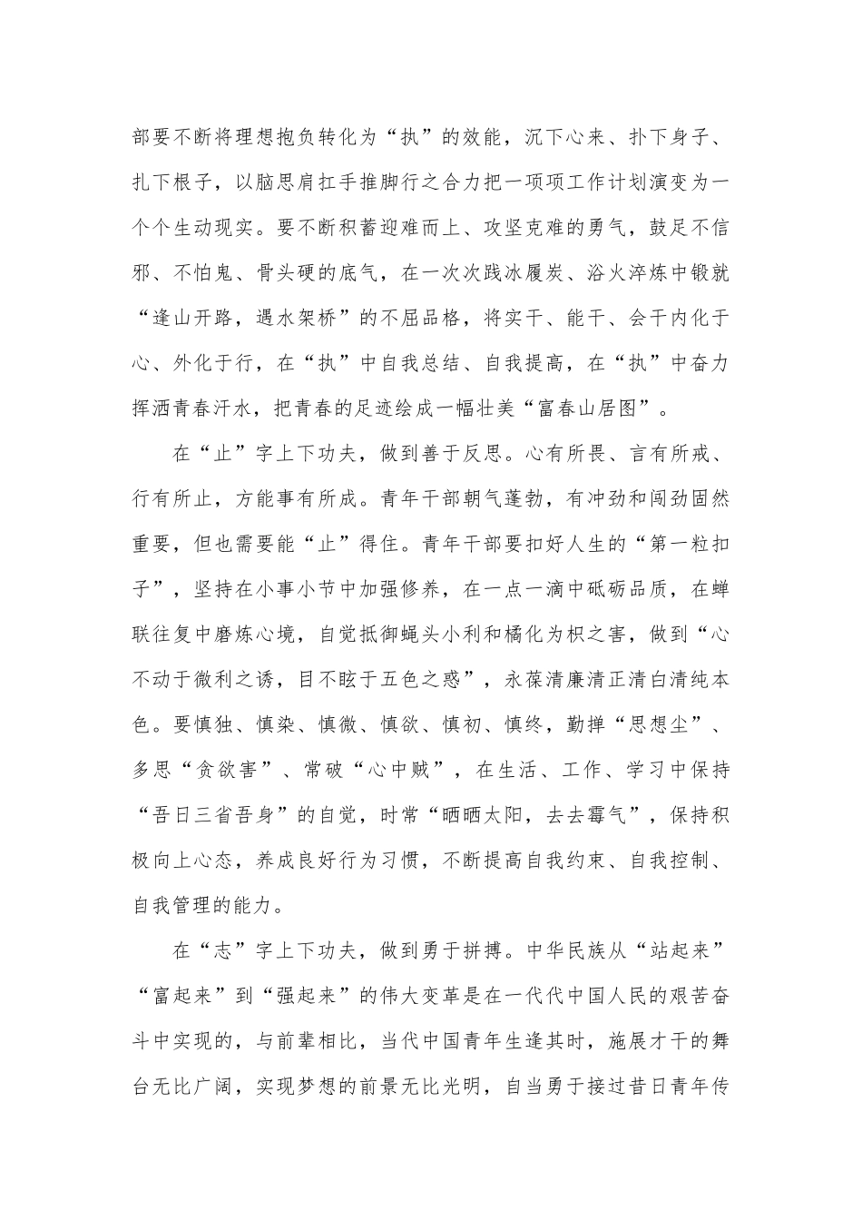 青年干部的“知”“执”“止”“志”_第2页