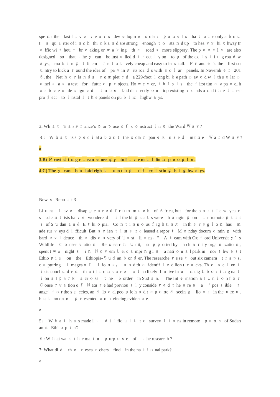 2024年新版大学英语四级模拟真题及答案解析全三套_第2页