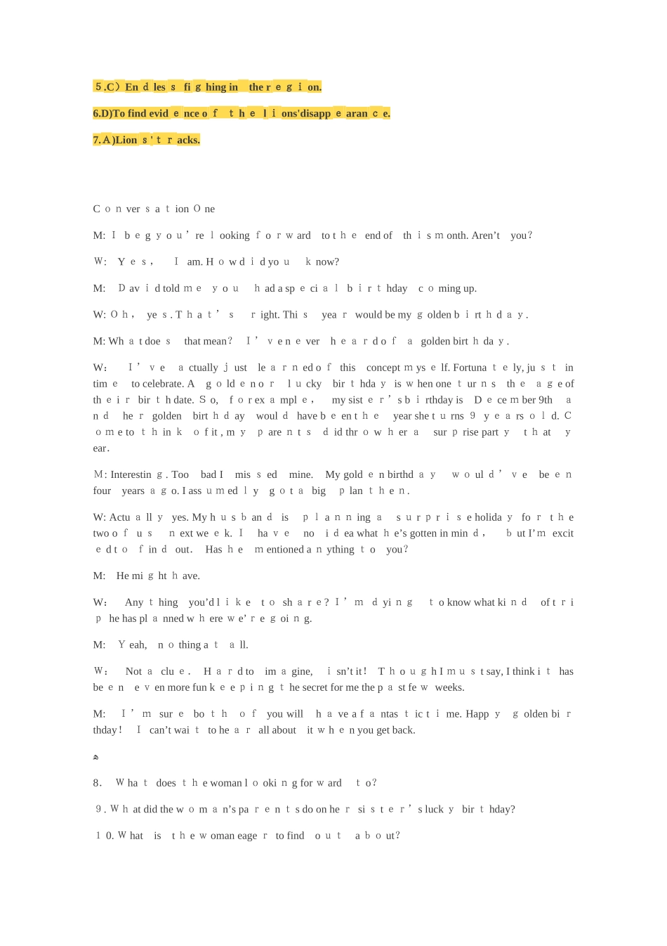 2024年新版大学英语四级模拟真题及答案解析全三套_第3页