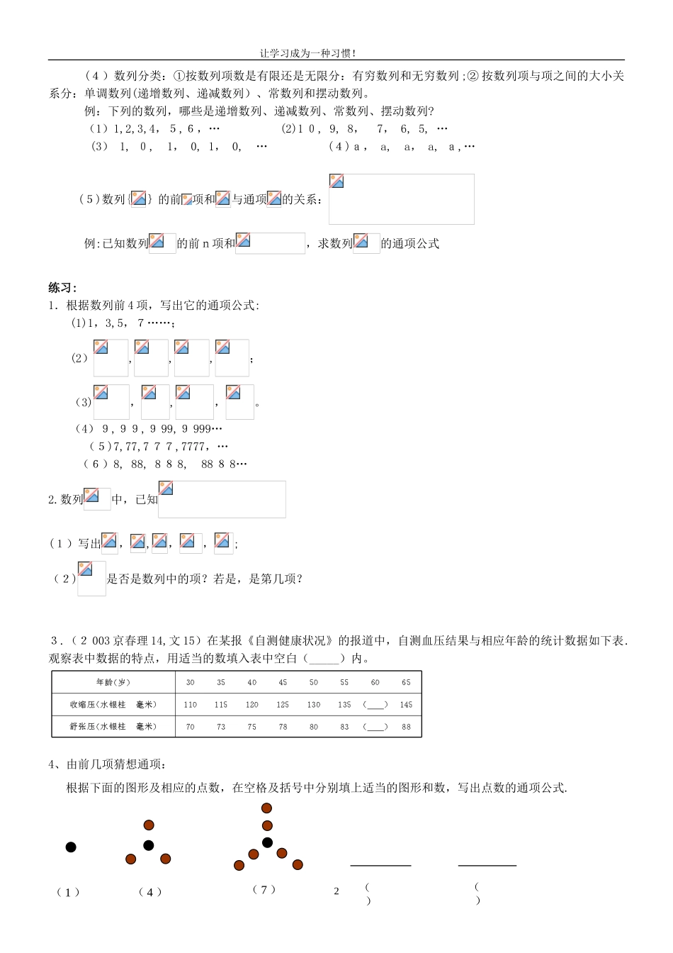 2024年新版数列知识点总结及题型归纳_第2页