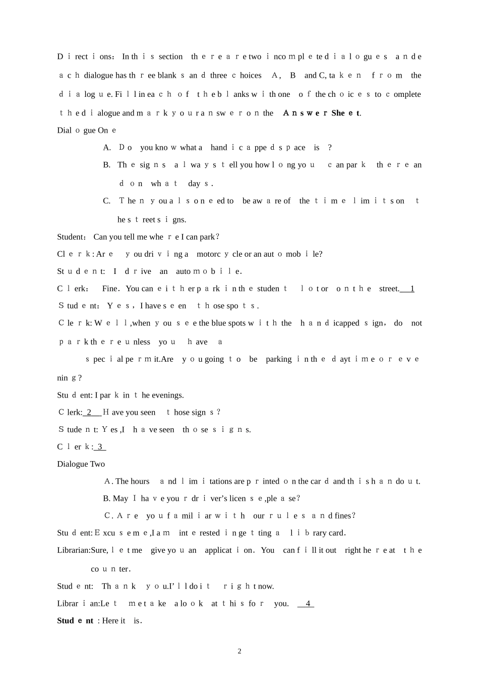2024年新版同等学力申硕英语模拟真题_第2页