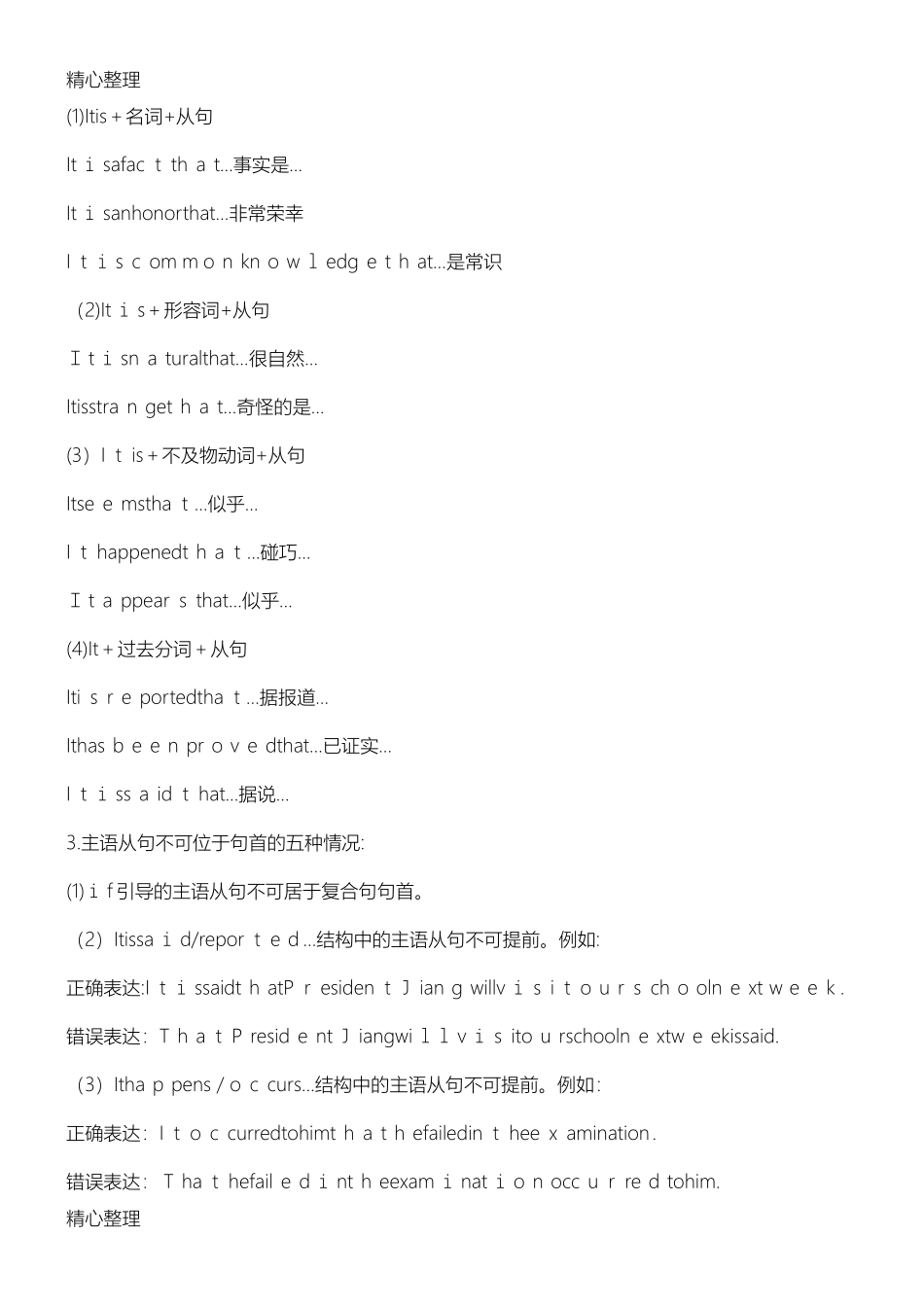 2024年新编高中英语语法归纳总结_第2页