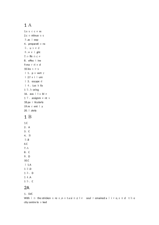 2024年新编英语语法教程第六版课后答案全阅读教程第六版答案