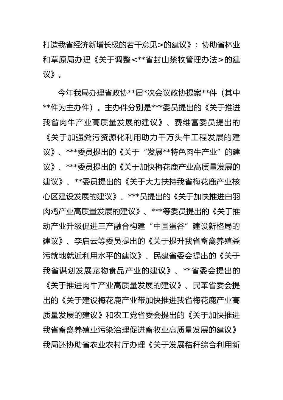 关于报送2022年人大会议代表建议和政协提案工作总结的报告_第2页