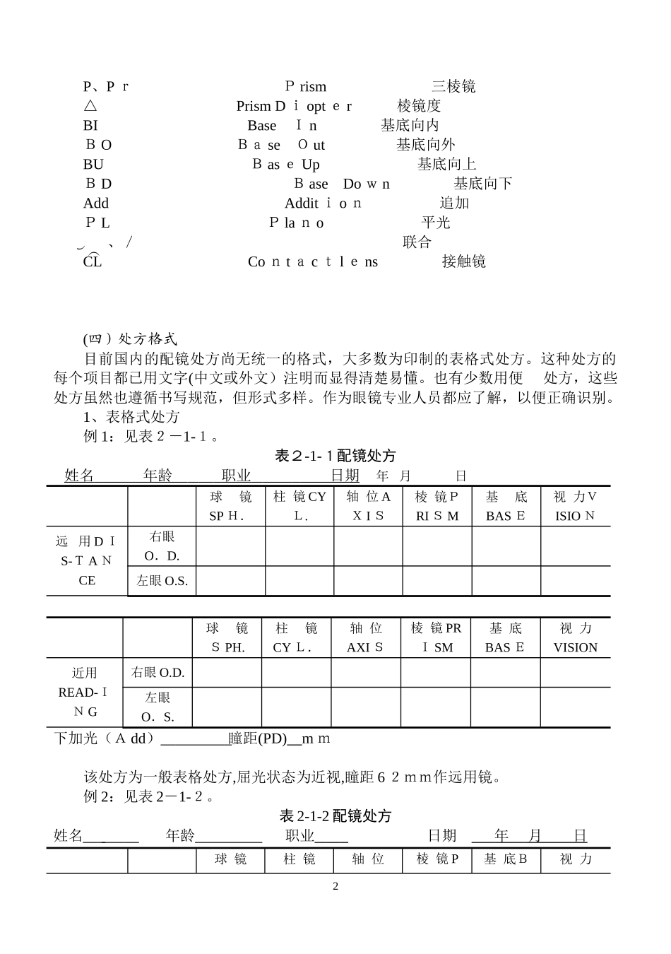 2024年眼镜定配工职业资格培训教程_第2页